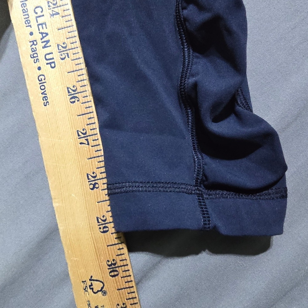 Lululemon Leggings‎ Womens 6 Blue Ruched Tight High Rise Athletic Yoga Pants - Picture 2 of 7